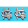 Odznak  - označení na výložky Národní Garda RČS - 2 ks - stříbrný
