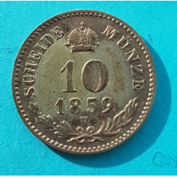  10 krejcar 1859 V 