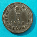 5 krejcar 1858 A 