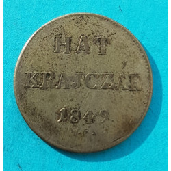 6 krejcar - HAT krajczár 1849 NB 