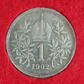 Koruna - 1 krone 1902 bz 