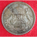 Pětikoruna - 5 korona 1907 KB