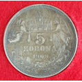 Pětikoruna - 5 korona 1909 KB