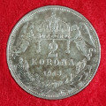 Dvoukoruna - 2 korona 1913 KB