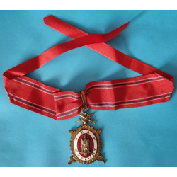 DOK IV.  Československá národní garda - čestný odznak  III.stupeň důstojník 1.třída s meči