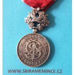 Československá stříbrná medaile Bílého Lva II. třída v orig. etui - civilní skupina