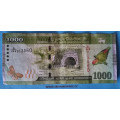 Cejlon - Šrí Lanka - 1000 Rupie