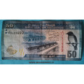 Cejlon - Šrí Lanka - 50 Rupie