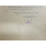 Dekret - Řád Slovenského národního povstání SNP - II.třída