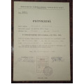 Dekret - Československý dobrovolec 1918-1919 udělen 1945