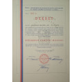 Dekret - Stříbrná pamětní medaile IV. pluk Stráže svobody