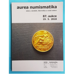 Aurea - aukční katalog 87. aukce - mince, medaile, faleristika a ruské mince 19.5.2018