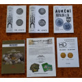 Aukční katalogy Numismatických společností - 6 ks