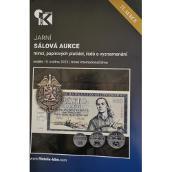 MERKUR REVUE - odborný časopis pro filatelii, numismatiku a notafilii 2/2022 - Filatelie Klim 77. jarní sálová - on - line aukce