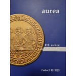 Aurea - 111 a 112. aukce - aukční katalog 02.12.2023 notafilie - numismatika