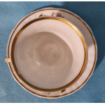 Porcelánový malovaný mokka šálek s podšálkem - polovina 19. století zn. Dolní Chodov 