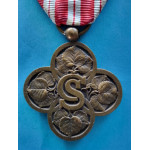 Československý Válečný kříž - II.pražské vydání (1920 - 1938) , původní stuha , varianta VM-5-II-A  