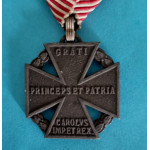 R-U KARLŮV VOJENSKÝ KŘÍŽ - Karl Truppenkreuz GRATI PRINCEPSET PATRIA VITAM ET SANGVINEM