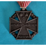 R-U KARLŮV VOJENSKÝ KŘÍŽ - Karl Truppenkreuz GRATI PRINCEPSET PATRIA VITAM ET SANGVINEM