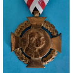 R-U FJI medaile - vyznamenání FJI -JUBILEJNÍ KŘÍŽ 1848-1908 - původní celuoidová stuha - velmi vzácná stuha