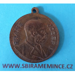 Rakousko-Uhersko - František Josef I. - bronzová medaile na Jubilejní střelby Vídeň 1898