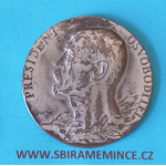 ČSR MEDAILE - Španiel Otakar (1881-1955) - AR Medaile 1937 na úmrtí T. G. Masaryka - pr.40mm - Ag
