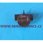 ČSSR - Bronzová klopová miniatura k bronzové medaili řádu 25.února III.třídy