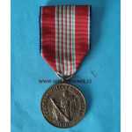 Pamětní medaile ČS dobrovoleckého sboru v Itálii v etui