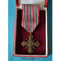 Československý válečný kříž 1939 - LONDÝNSKÉ VYDÁNÍ - světlá varianta - etue