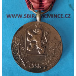 Bronzová medaile Za službu vlasti ČSSR  II. vydání v  orig. etui