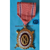 Národní Garda -  Diplomový odznak krále Karla IV. - DOK IV. - II. důstojnický stupeň 3. třída 1937-39 za civilní zásluhy (konklávní s prohloubením)