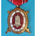 Národní garda - Diplomový odznak - DOK IV. Zlatý čestný odznak IV. stupeň čestný člen 2. třída 1945-49 - za civilní zásluhy