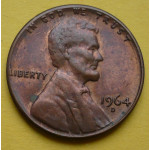 1 (one) cent Lincoln 1964 D - Cu