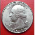 USA - quarter (1/4) dollar Washington - 200 let USA 1976 D bicentenial - CuNi