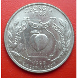 USA - quarter (1/4) dollar Georgia 1999 D - CuNi