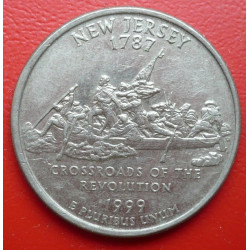 USA - quarter (1/4) dollar New Jersey 1999 D - CuNi