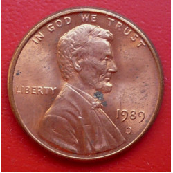 1 (one) cent Lincoln 1989 D - Cu