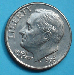  1 (one) dime Roosevelt 1995 D - CuNi