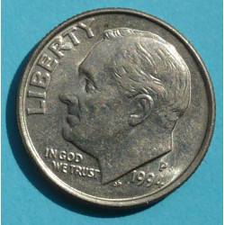  1 (one) dime Roosevelt 1994 P - CuNi