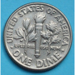  1 (one) dime Roosevelt 1990 D - CuNi