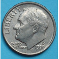  1 (one) dime Roosevelt 1990 D - CuNi