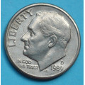  1 (one) dime Roosevelt 1989 D - CuNi