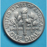  1 (one) dime Roosevelt 1987 D - CuNi