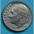  1 (one) dime Roosevelt 1982 D - CuNi