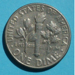  1 (one) dime Roosevelt 1980 D - CuNi