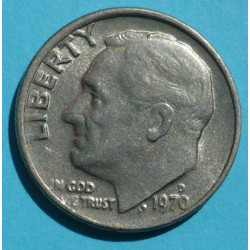  1 (one) dime Roosevelt 1970 D - CuNi