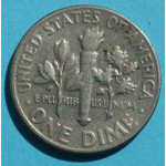  1 (one) dime Roosevelt 1967 - CuNi