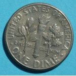  1 (one) dime Roosevelt 1977 D - CuNi