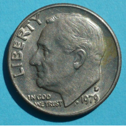  1 (one) dime Roosevelt 1979 D - CuNi