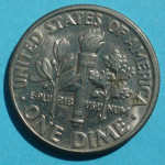  1 (one) dime Roosevelt 1996 D - CuNi